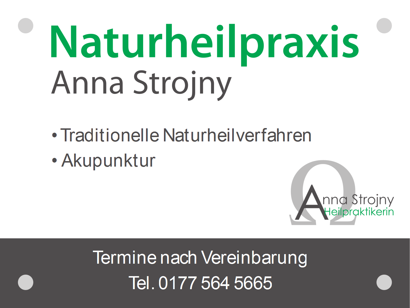 Praxisschild